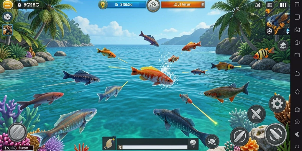 Tampilan gameplay Tembak Ikan yang menarik di 8G8G.