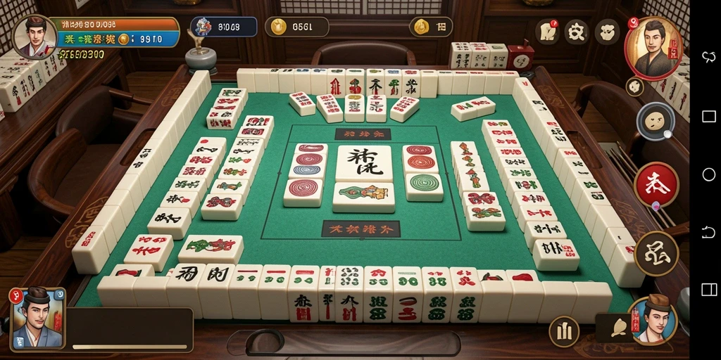 Tampilan gameplay Mahjong yang seru dan menantang di 9SL.