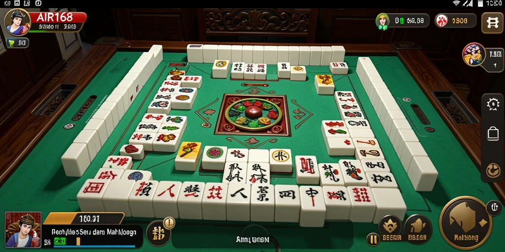 Screenshot dari gameplay Mahjong yang mengasyikkan dan menantang.