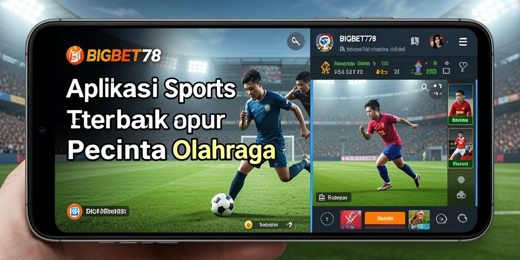 Screenshot utama BIGBET78 menampilkan aksi permainan olahraga yang mendebarkan.