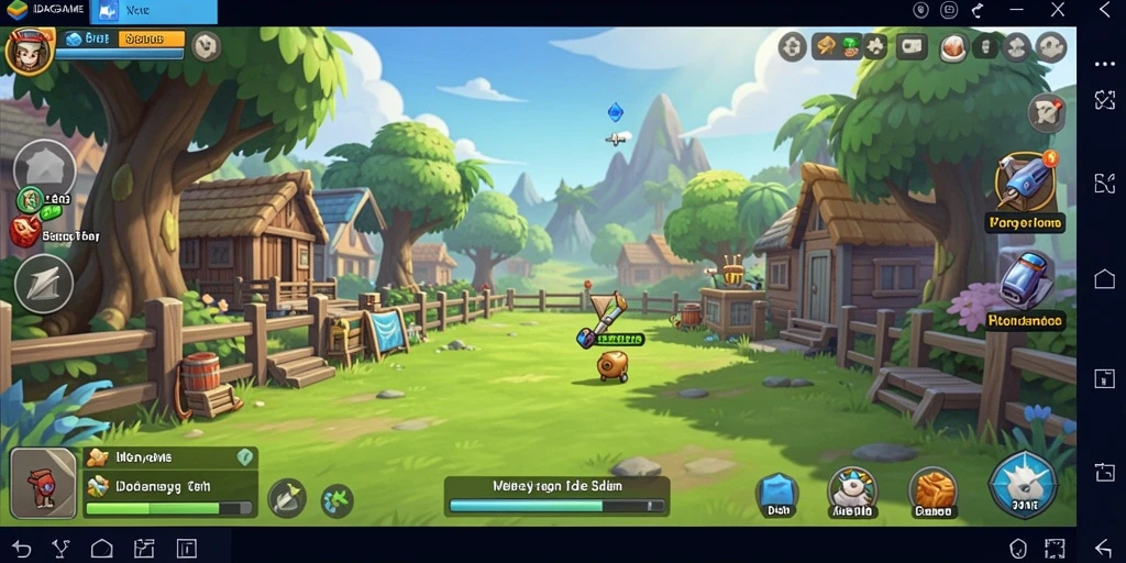 Screenshot menunjukkan gameplay menarik IDAGAME dengan antarmuka yang intuitif.