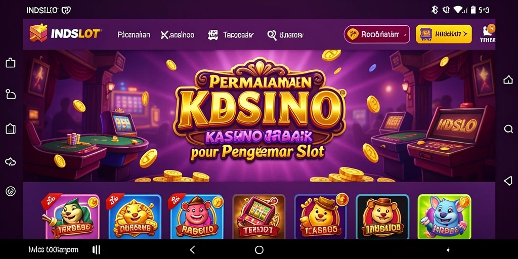 Tampilan permainan Kasino yang menarik di INDSLOT.