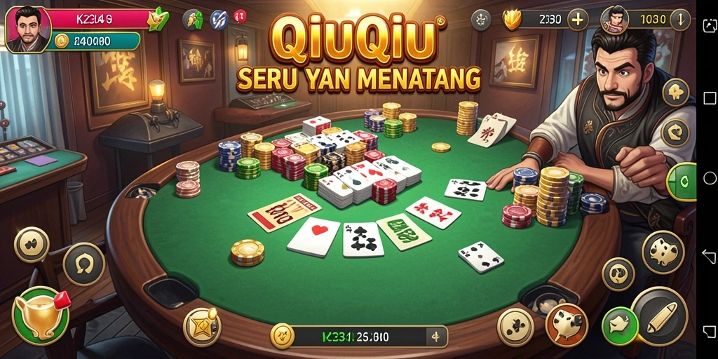 Gameplay seru K234 dengan tantangan QiuQiu yang menarik.