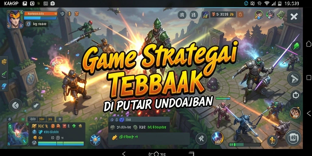 Gameplay KAKRP menampilkan peperangan strategis yang mendebarkan.