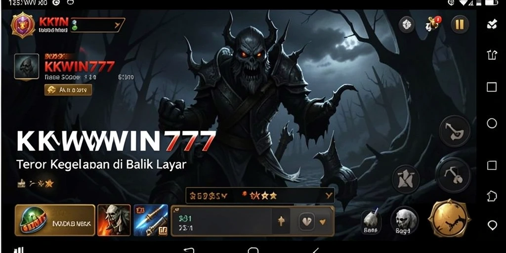 Tampilan gameplay KKWIN777 yang menakutkan dan penuh ketegangan.
