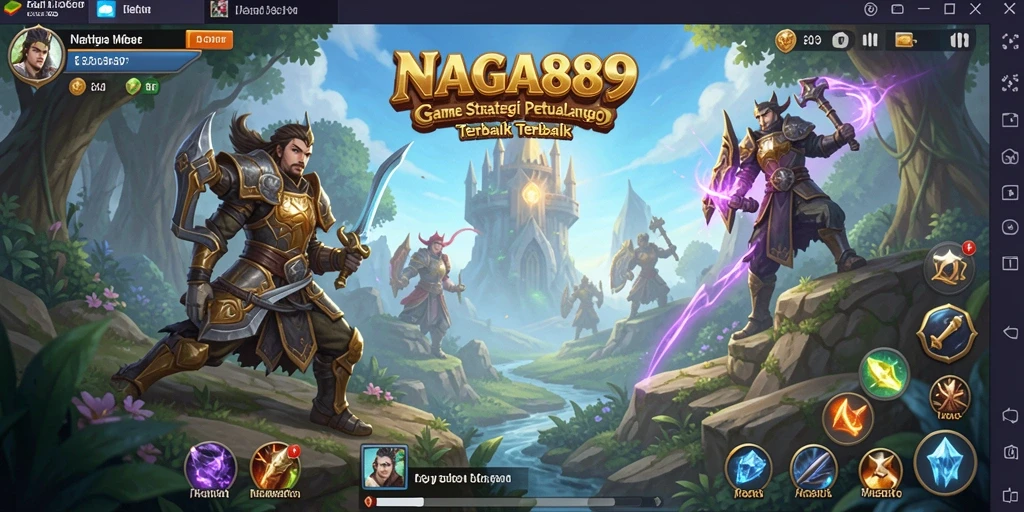 Tampilan gameplay dari NAGA889 yang menakjubkan dengan aksi strategis.