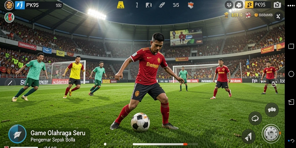 Tampilan gameplay PK95 yang realistis dan mendebarkan.