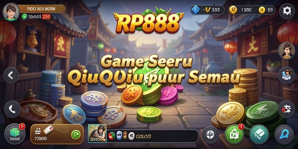 Screenshot gameplay QiuQiu RP888 yang seru dan menantang.