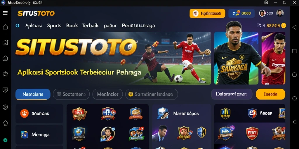 Tampilan menarik dari gameplay Sportsbook SITUSTOTO saat bertaruh.