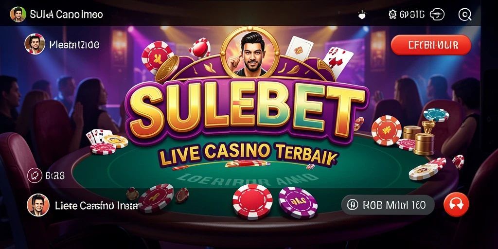 Tampilan gameplay Live Casino SULEBET yang menarik dan interaktif.